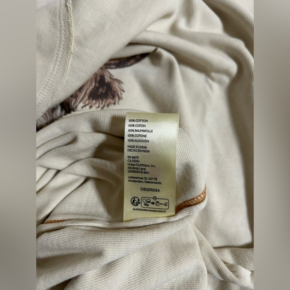 We The Free Farm Friends Tee. Color Ivory Comb. Size XL - Picture 7 of 9